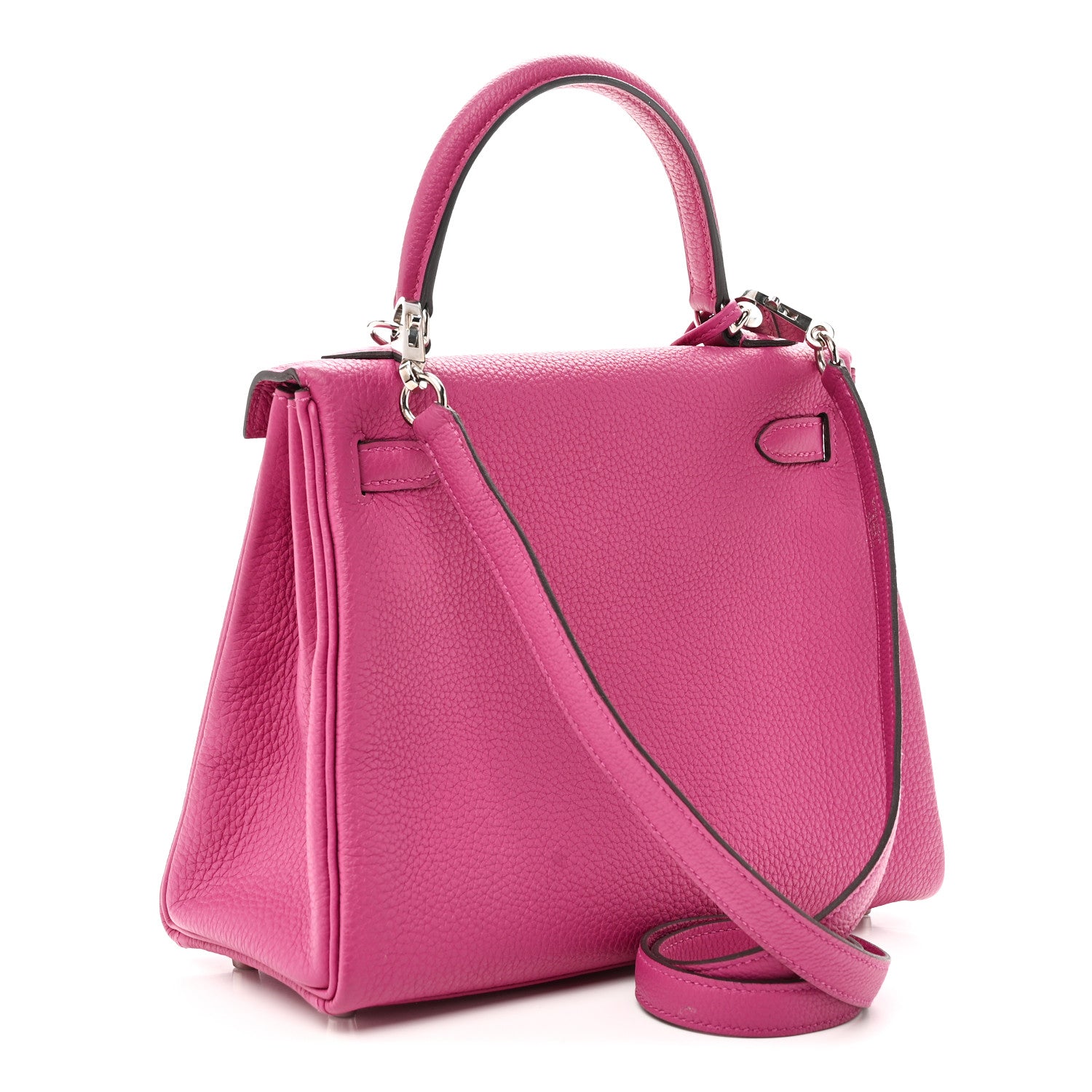 Hermes Togo Kelly Retourne 25 Rose Pourpre 3 of 10