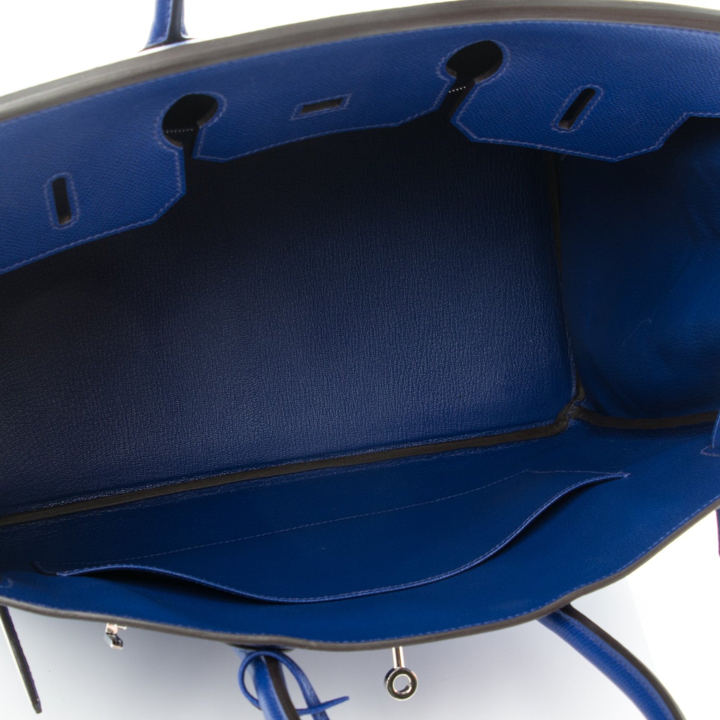 Epsom Birkin 35 Bleu Electrique
