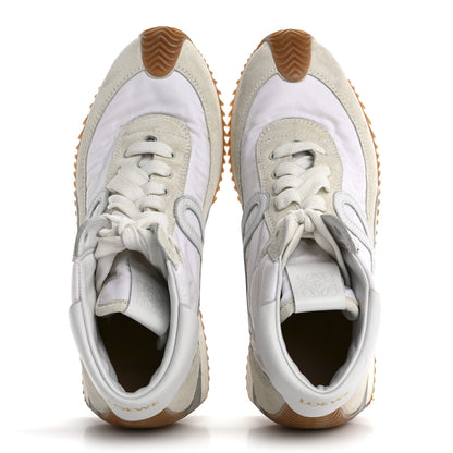 Loewe Nylon Suede Flow Retro Runner High Top Sneakers 37 White 2 of 13