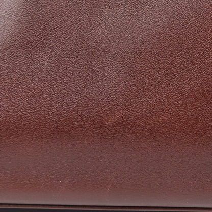 Chanel Calfskin Logo Shoulder Bag Brown 19 of 23