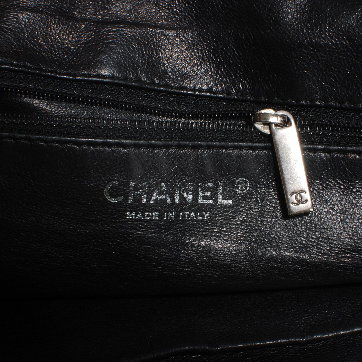 Leather Modern Chain Hobo Brown