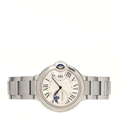 Cartier Stainless Steel 37mm Ballon Bleu De Cartier Moonphase Automatic Watch 2 of 5