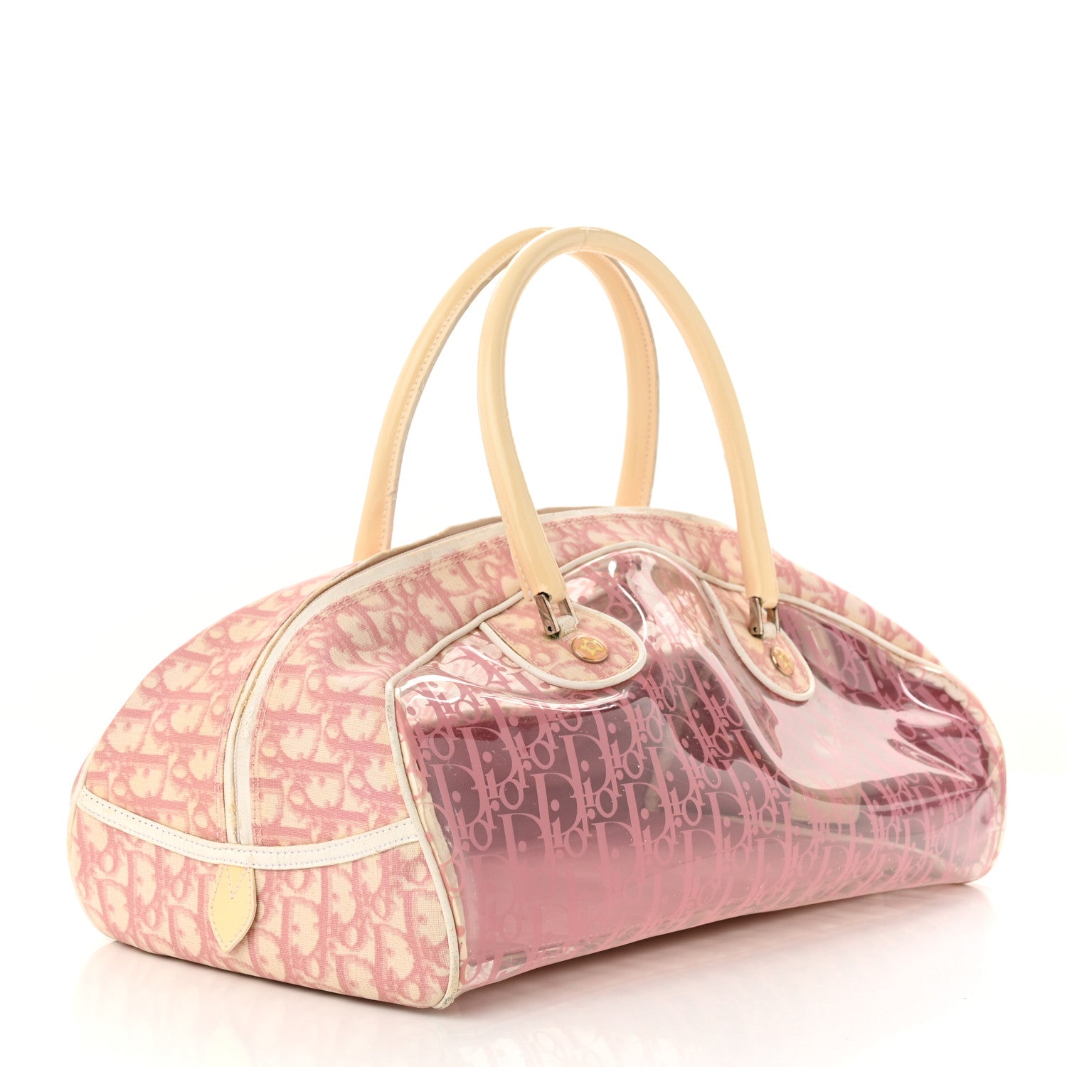 Christian Dior Monogram PVC Bowler Pink 3 of 19
