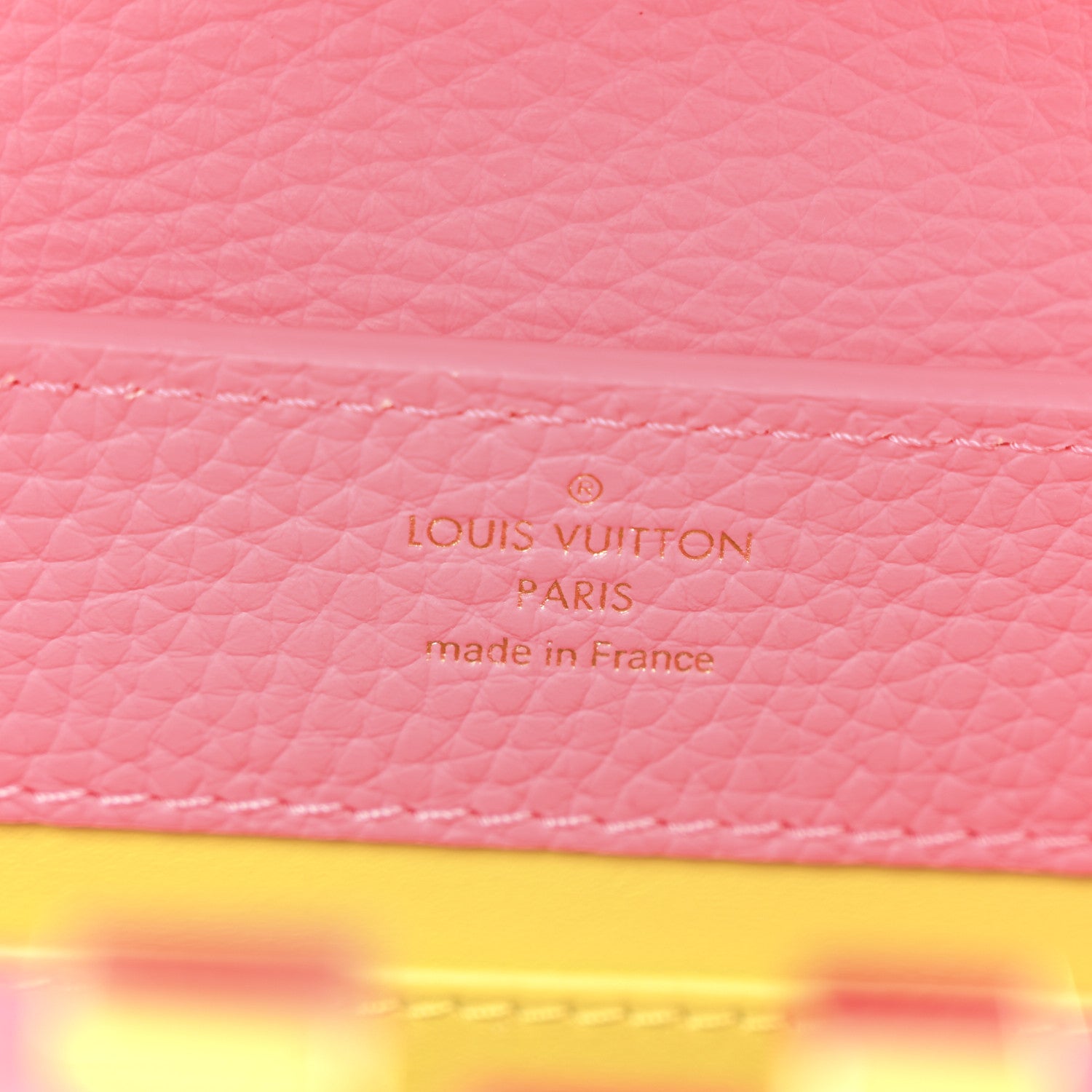 Louis Vuitton Taurillon Capucines Mini Dragon Fruit Pink Cedrat 6 of 9