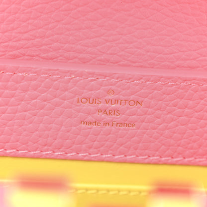 Louis Vuitton Taurillon Capucines Mini Dragon Fruit Pink Cedrat 6 of 9