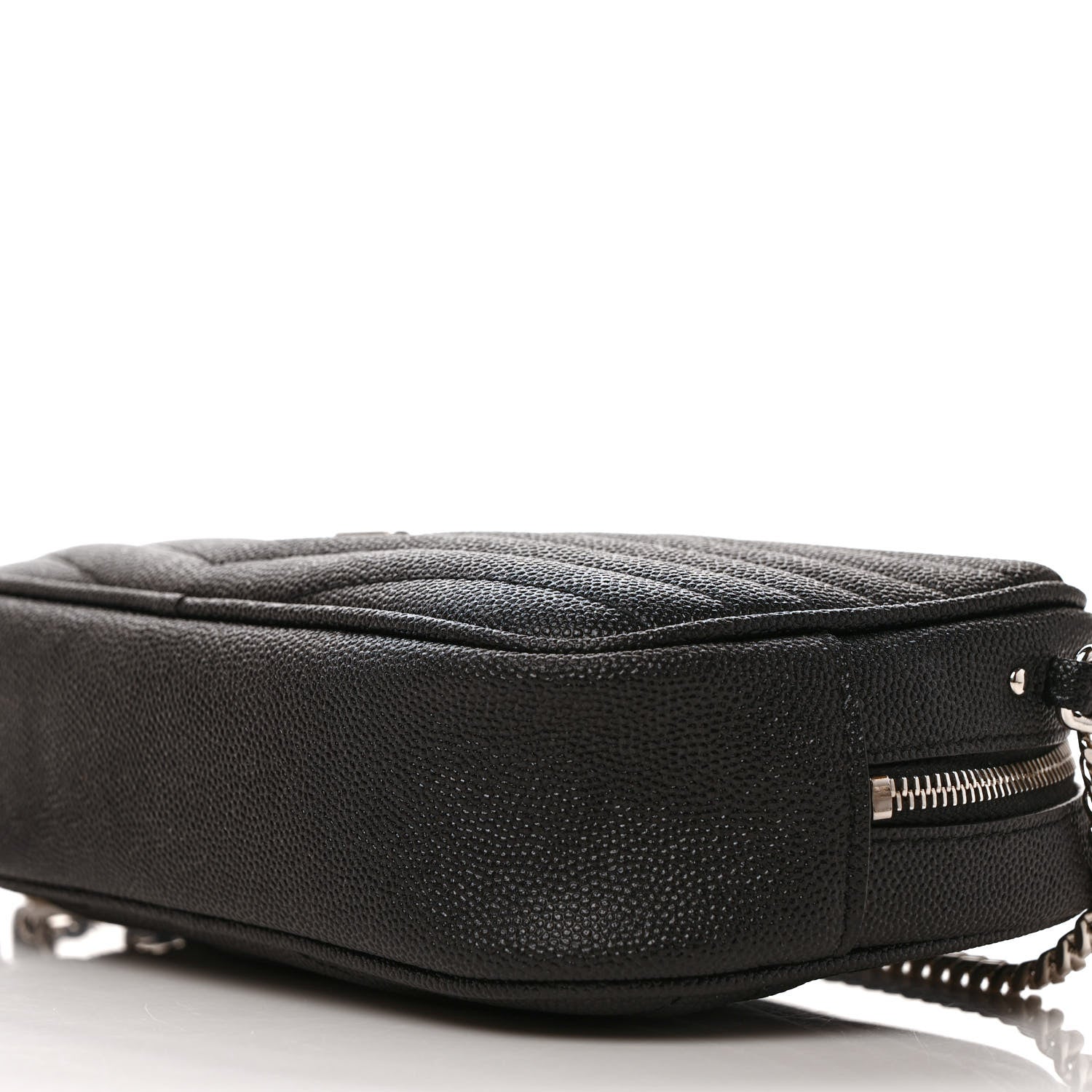 Saint Laurent Grain De Poudre Matelasse Monogram Mini Lou Camera Bag Black 9 of 9