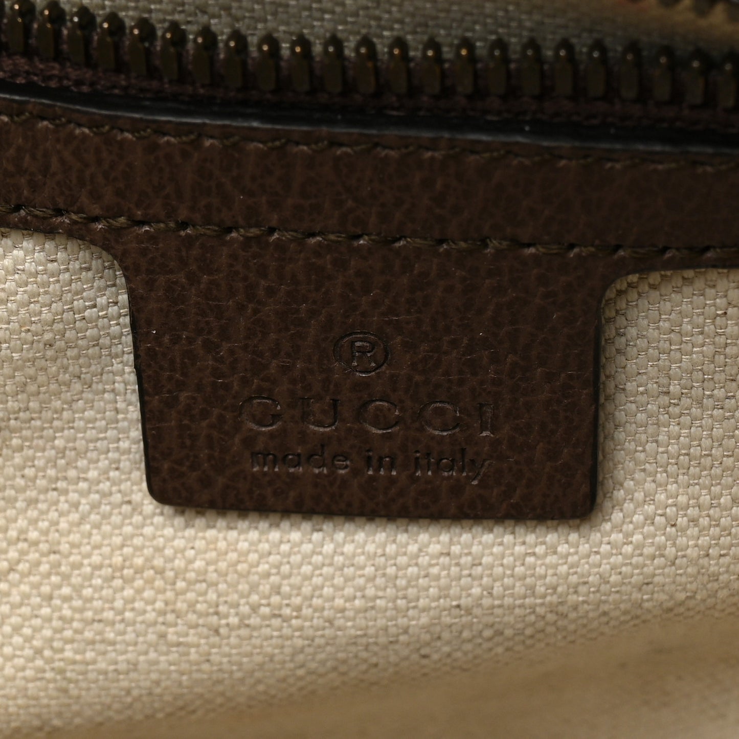 GG Supreme Monogram Web Small Ophidia Messenger Bag Brown