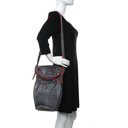 Alexander Wang Pebbled Lambskin Bucket Bag Silver Hardware 2 of 10