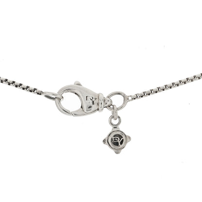 David Yurman Sterling Silver Diamond Petite Pave Heart Necklace 4 of 5