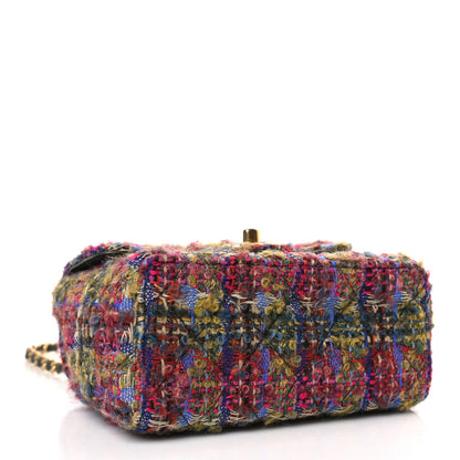 Chanel Tweed Quilted Mini Square Flap Multicolor 4 of 9