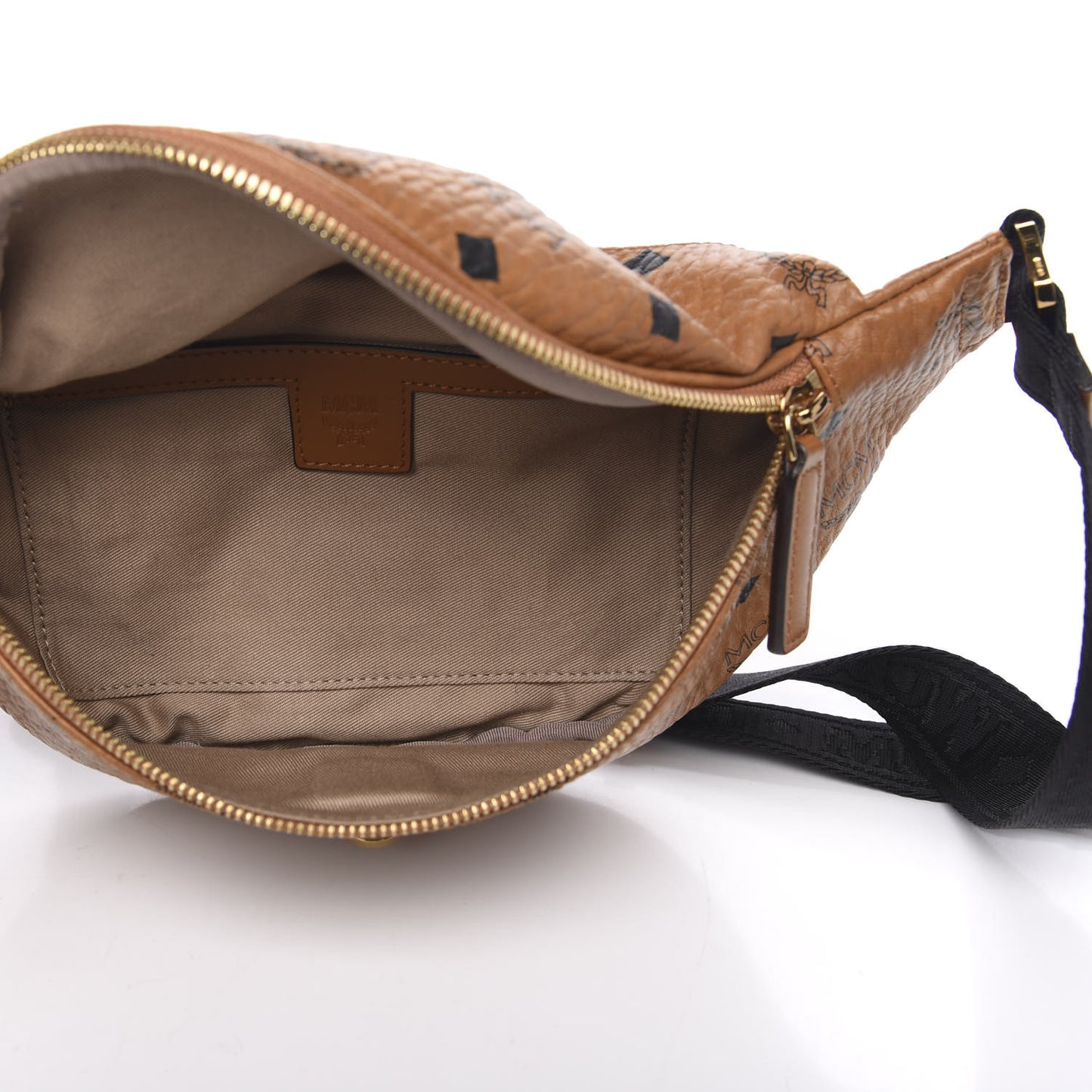 Visetos Small Fusten Belt Bag Cognac