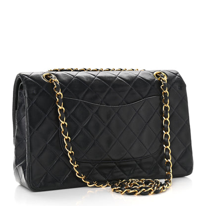 Chanel Lambskin Quilted Medium Double Flap Navy 3 of 15