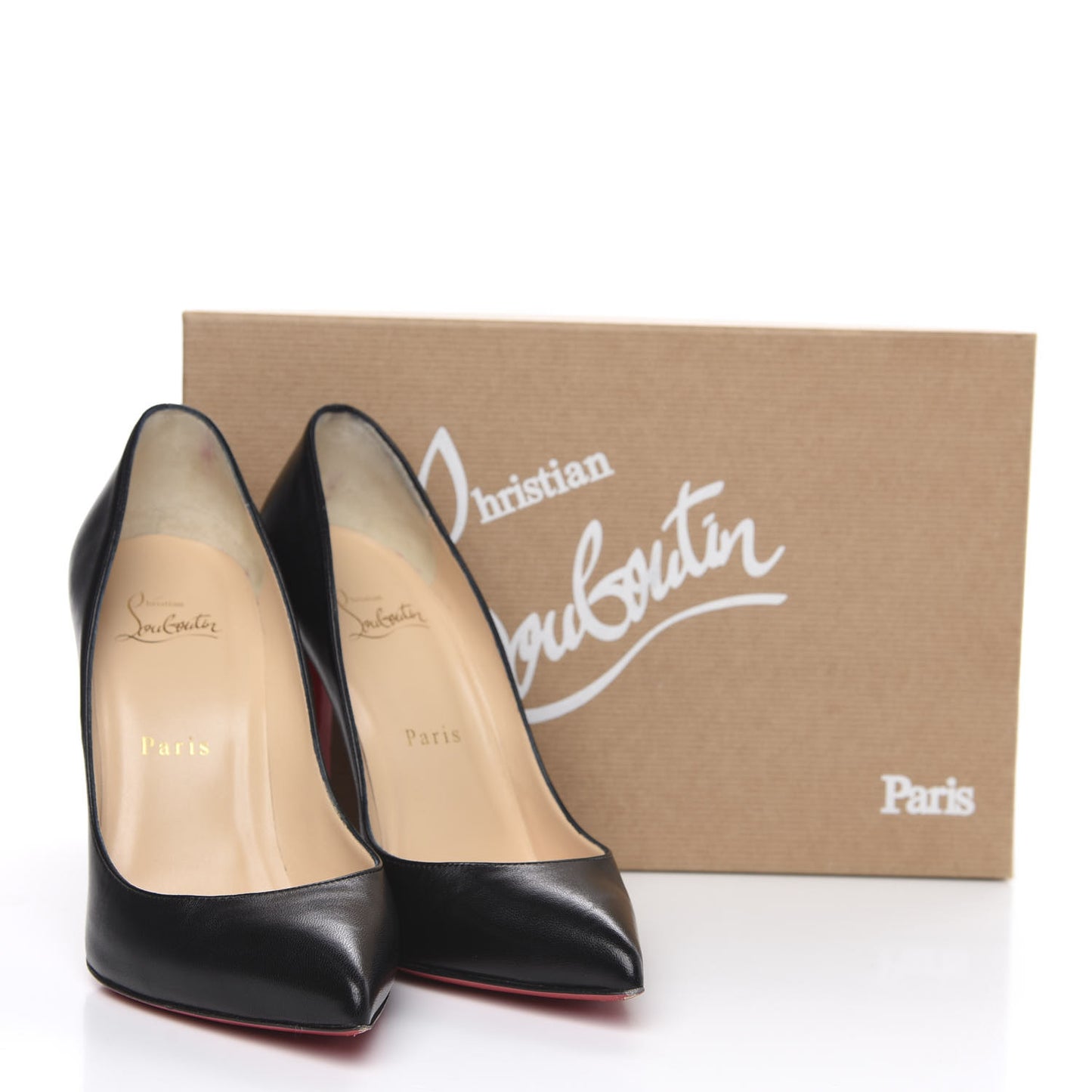 Shiny Nappa Pigalle Follies 100 Pumps 37.5 Black