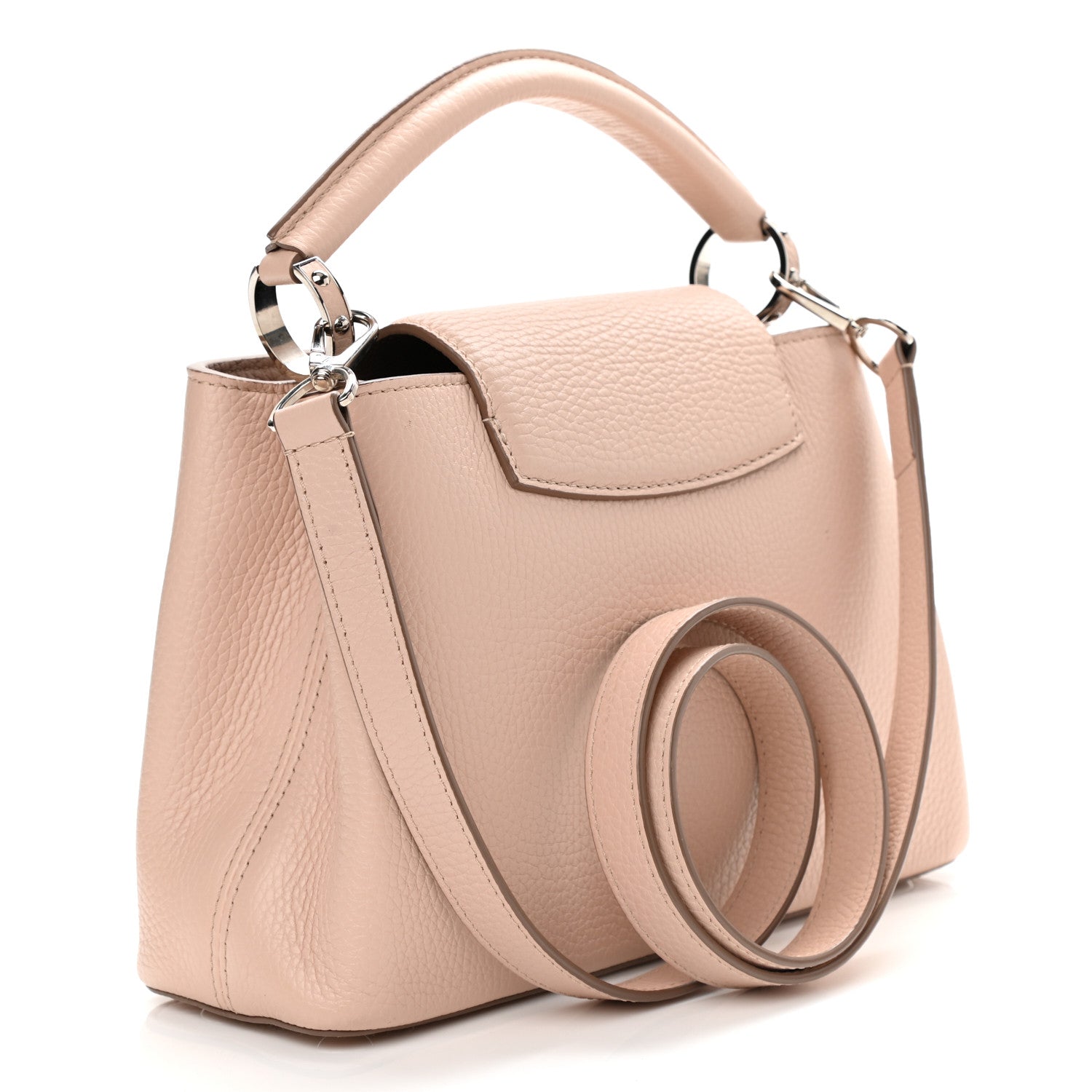 Louis Vuitton Taurillon Capucines BB Petale 3 of 11