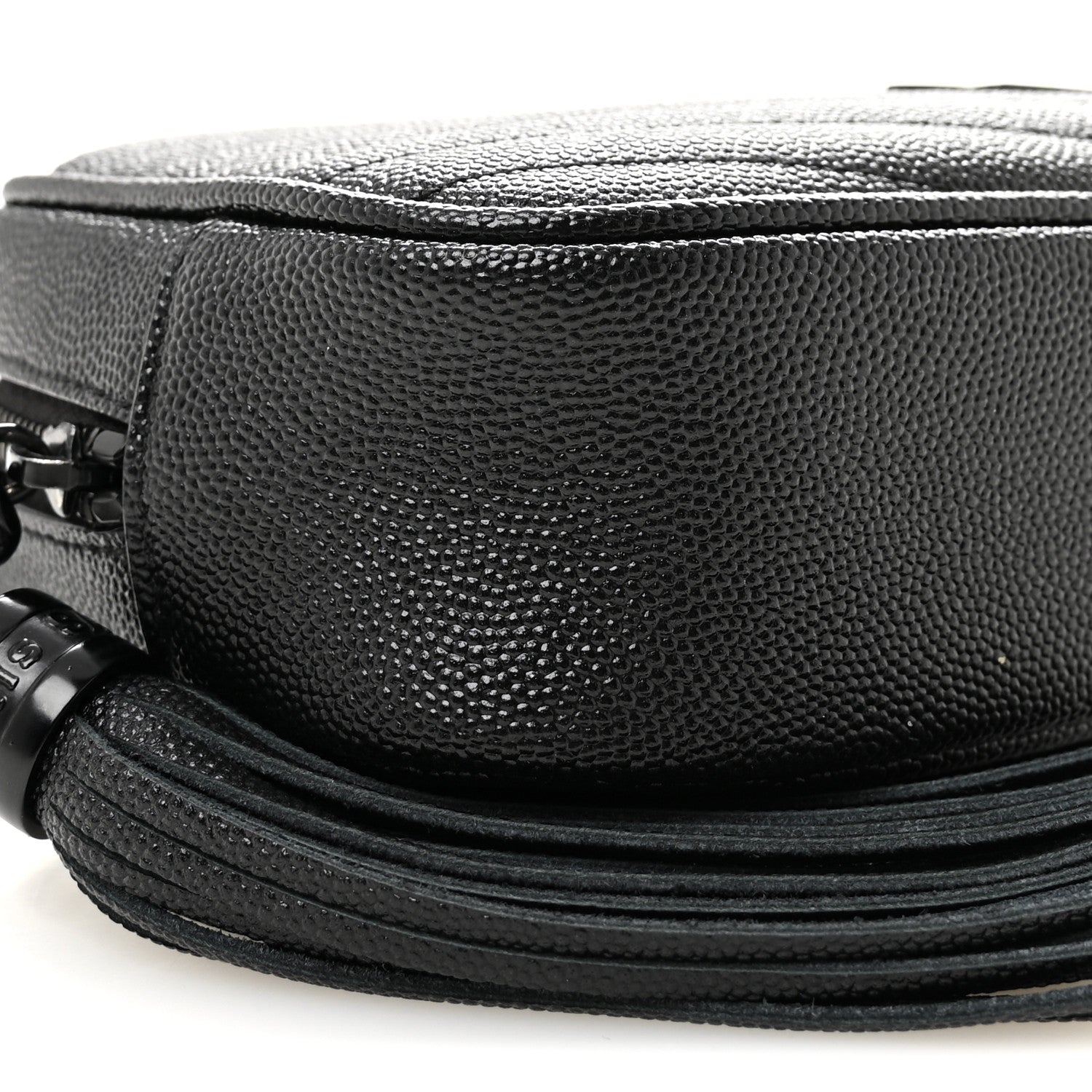 Saint Laurent Grain De Poudre Matelasse Monochrome Monogram Mini Lou Camera Bag Black 9 of 10