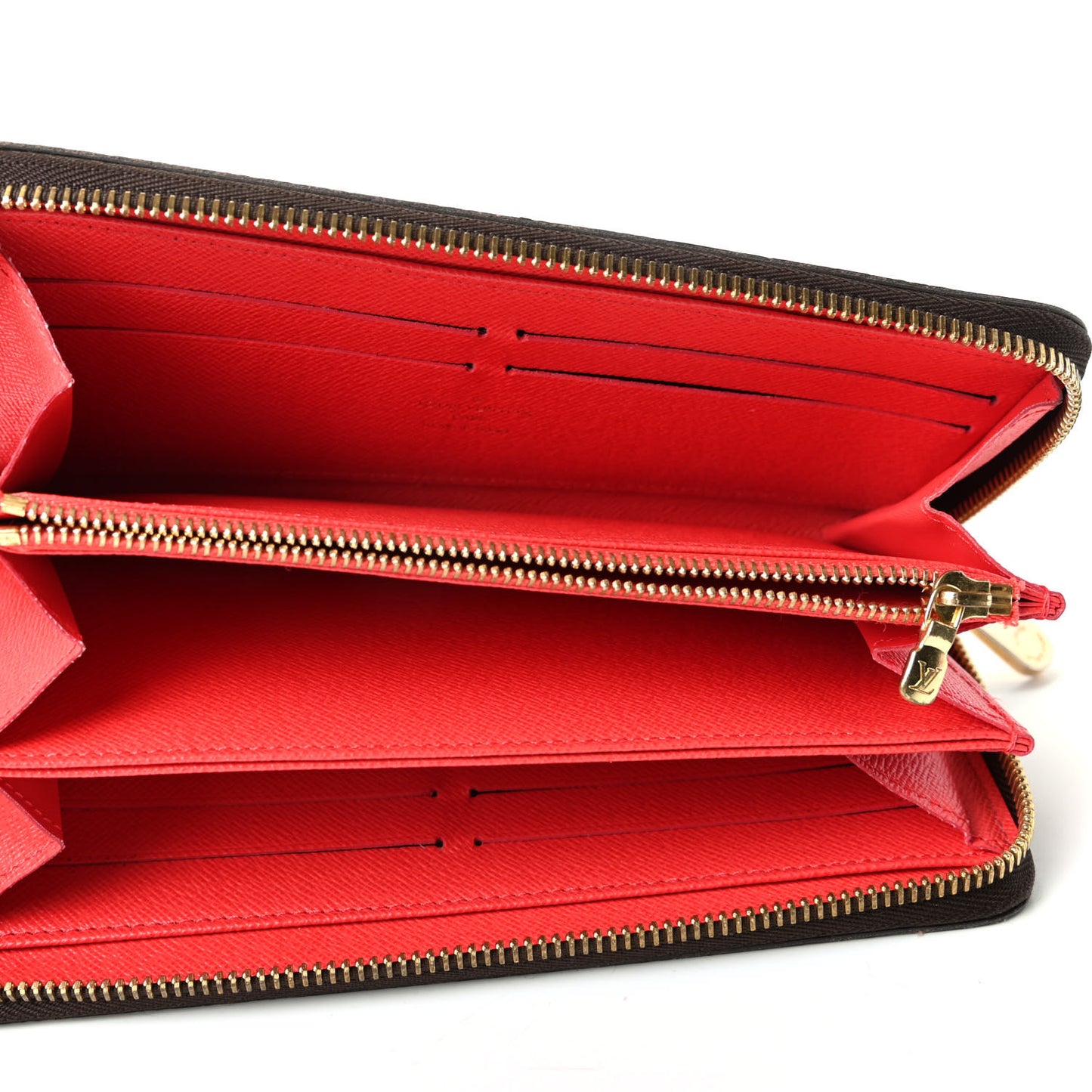Damier Ebene 2015 Christmas Animation Zippy Wallet Hibiscus