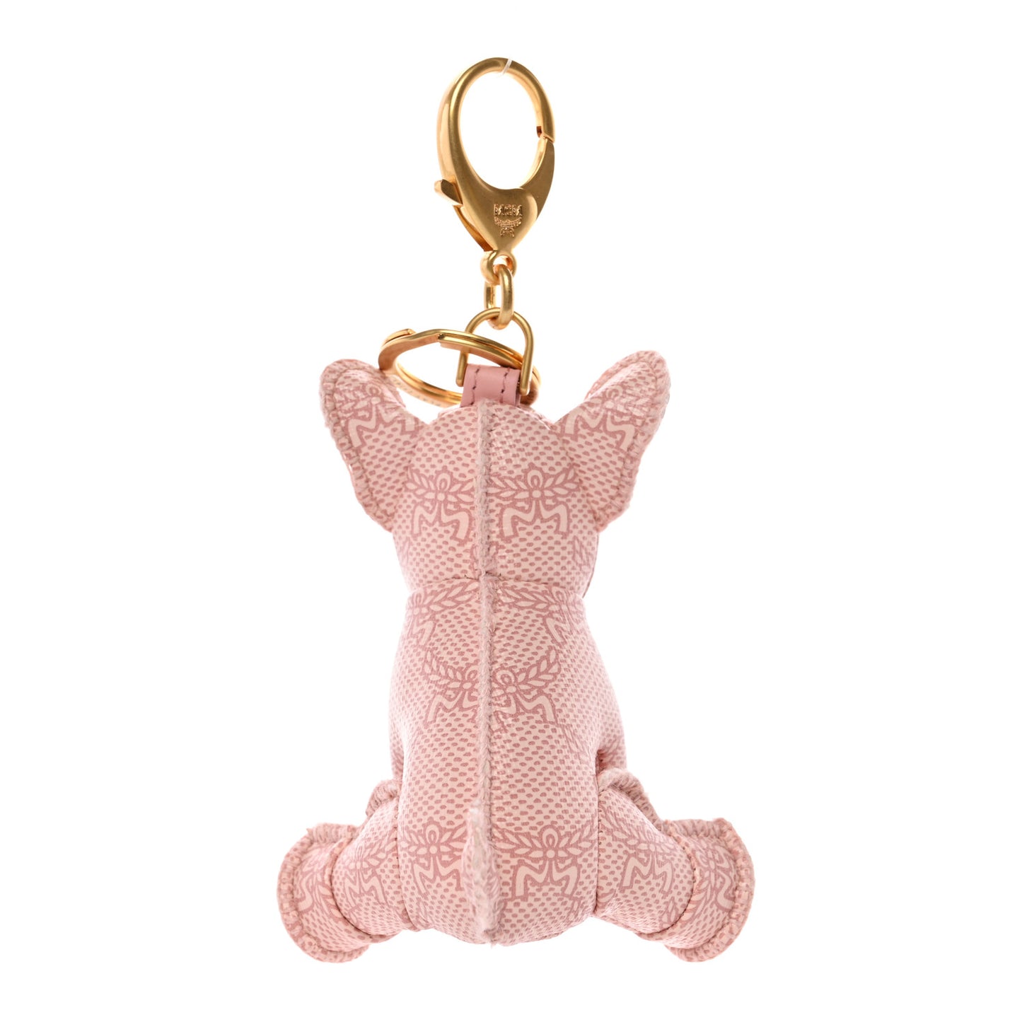Visetos Lauretos Himmel French Bulldog Bag Charm Silver Pink