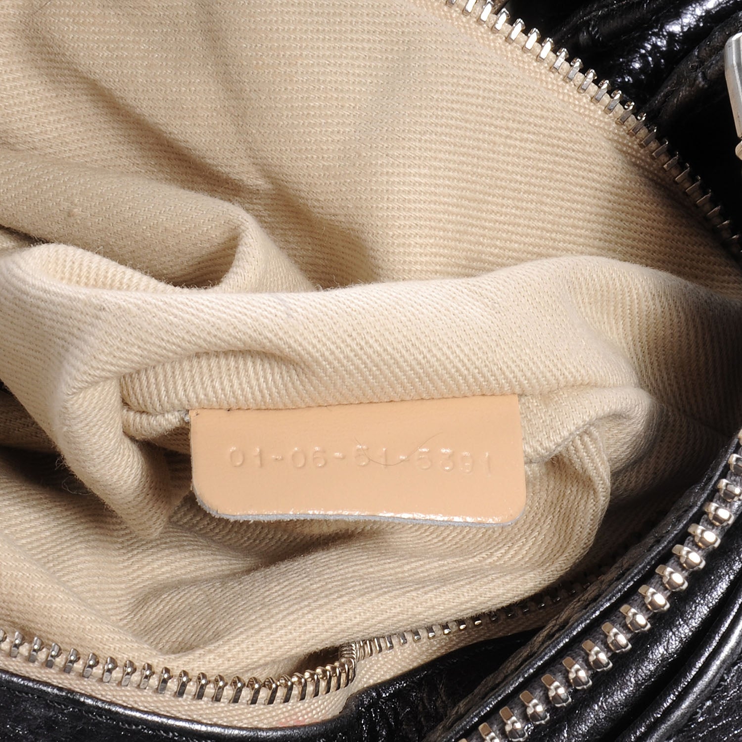Chloe Leather Paddington Metallic Grey 6 of 8