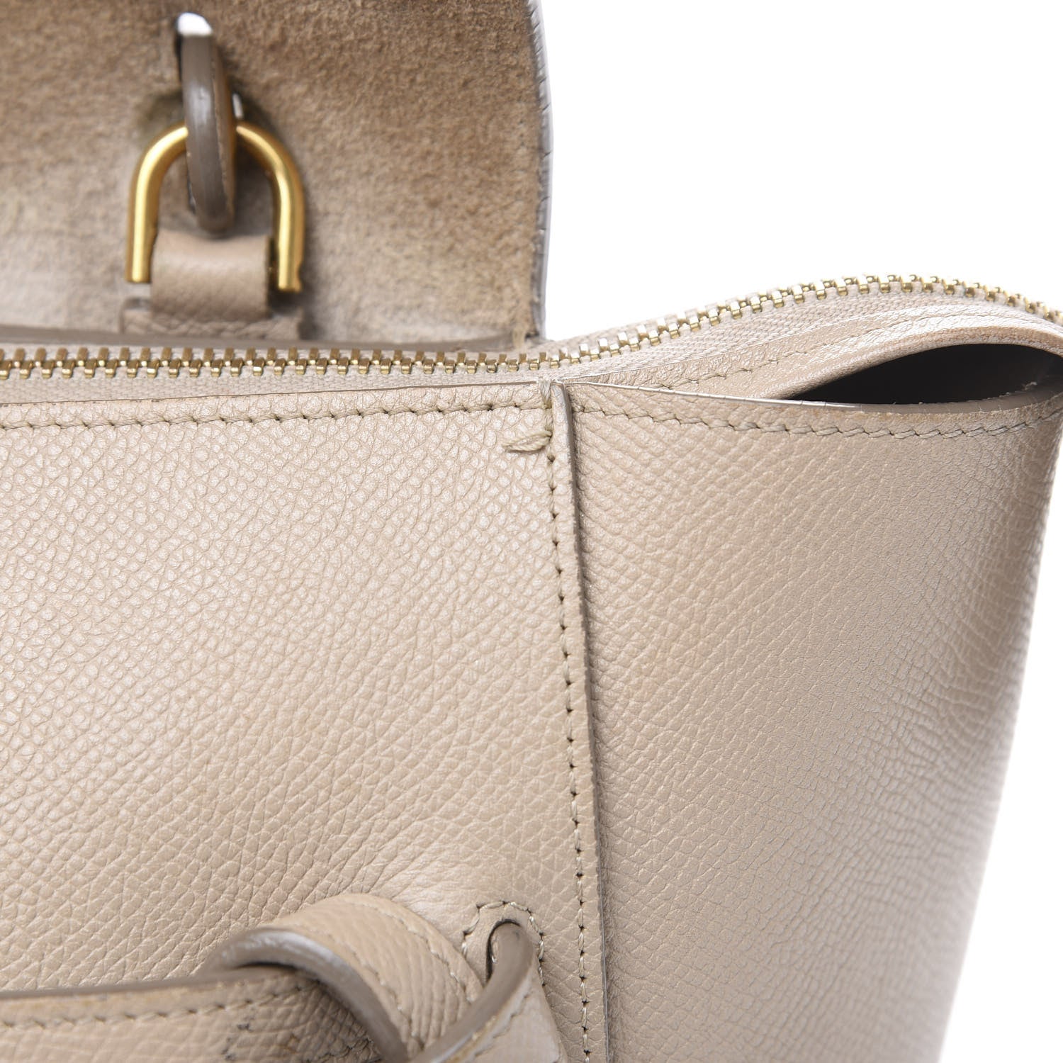 Celine Grained Calfskin Mini Belt Bag Dune 12 of 21