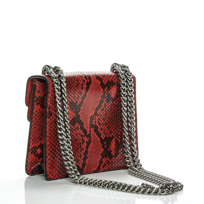 Gucci Python Mini Dionysus Shoulder Bag Red 3 of 6