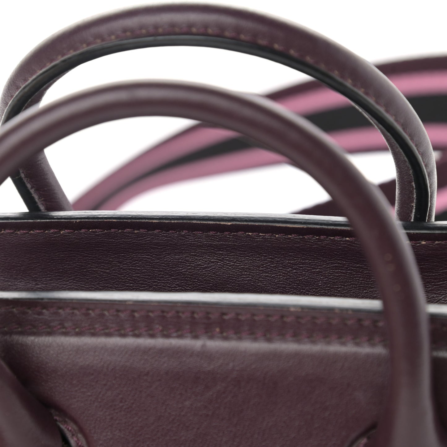 Calfskin Small Palazzo Empire Bag Burgundy