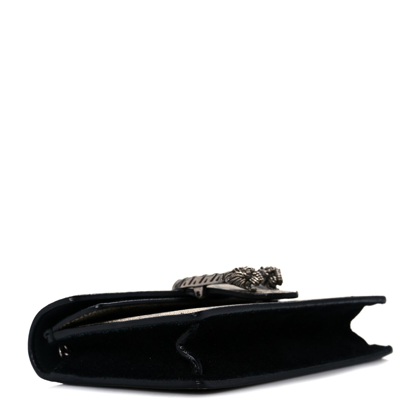 GG Supreme Monogram Super Mini Dionysus Shoulder Bag Black