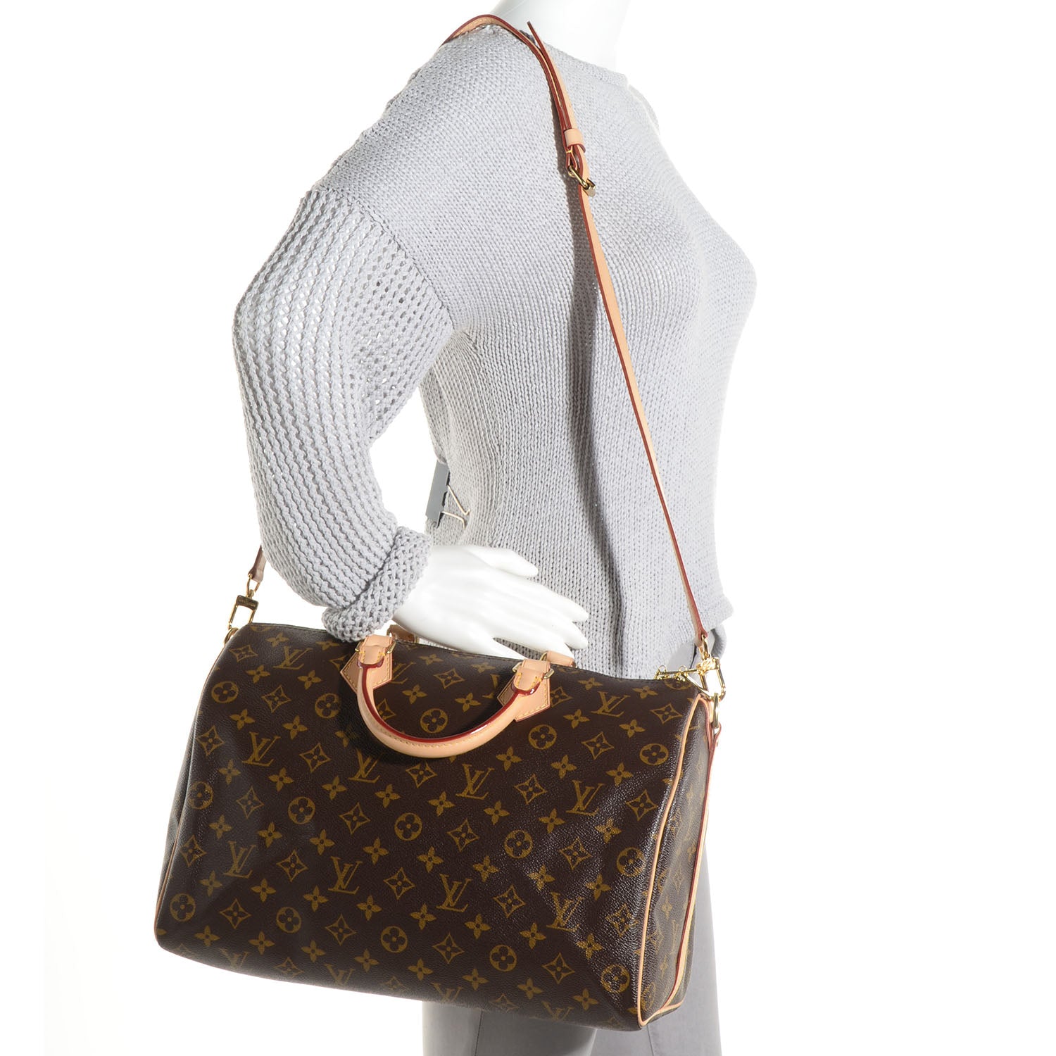 Louis Vuitton Monogram Speedy Bandouliere 35 2 of 7