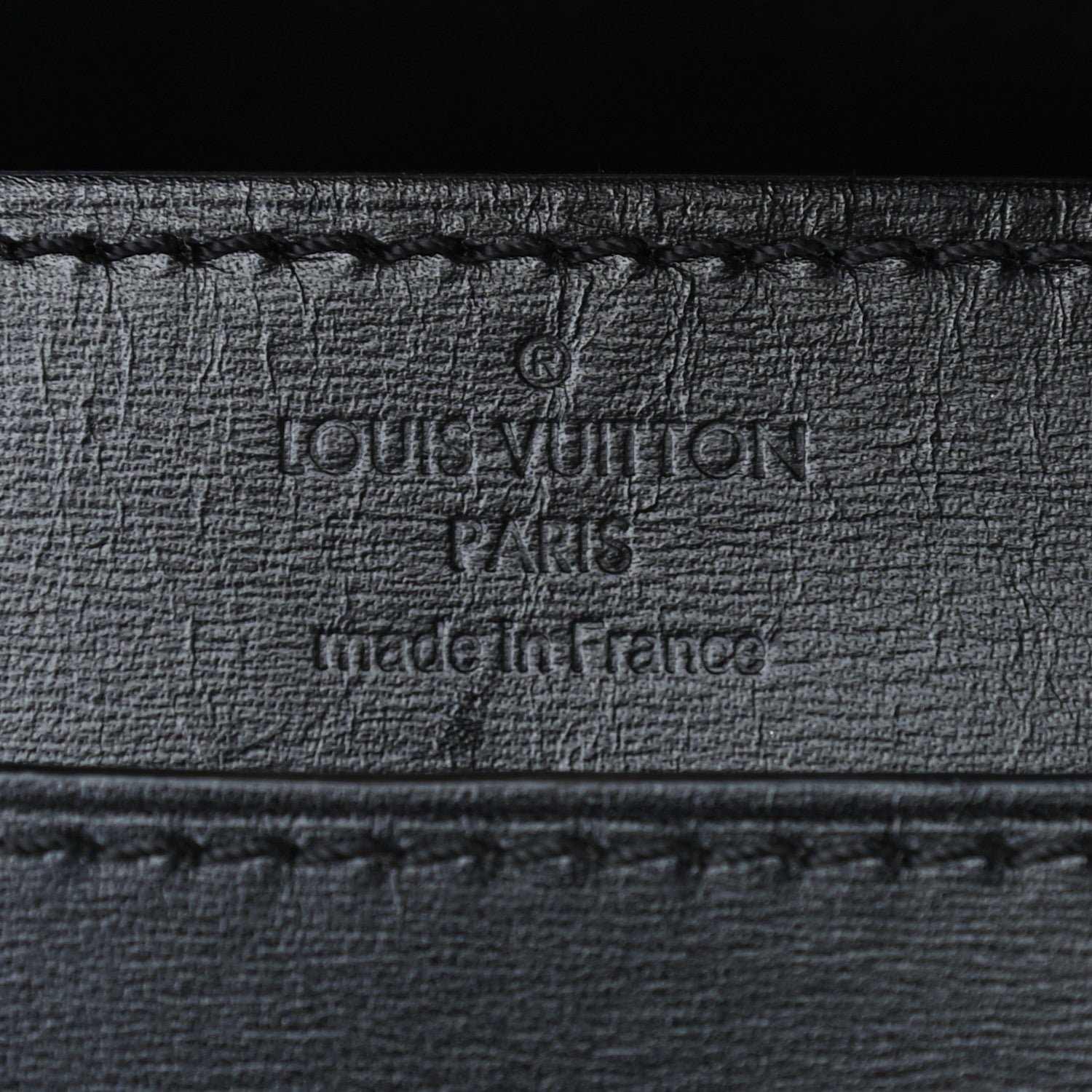 Louis Vuitton Calfskin Chain Louise GM Black 5 of 7