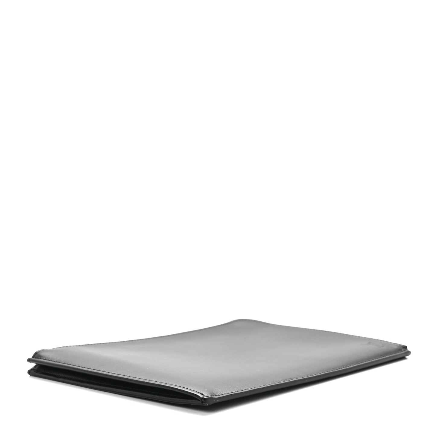 Calfskin Pochette Jules Zipped Clutch Black