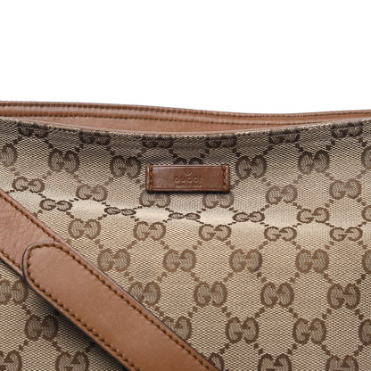 Gucci Monogram Large Flat Messenger Bag Brown 11 of 12