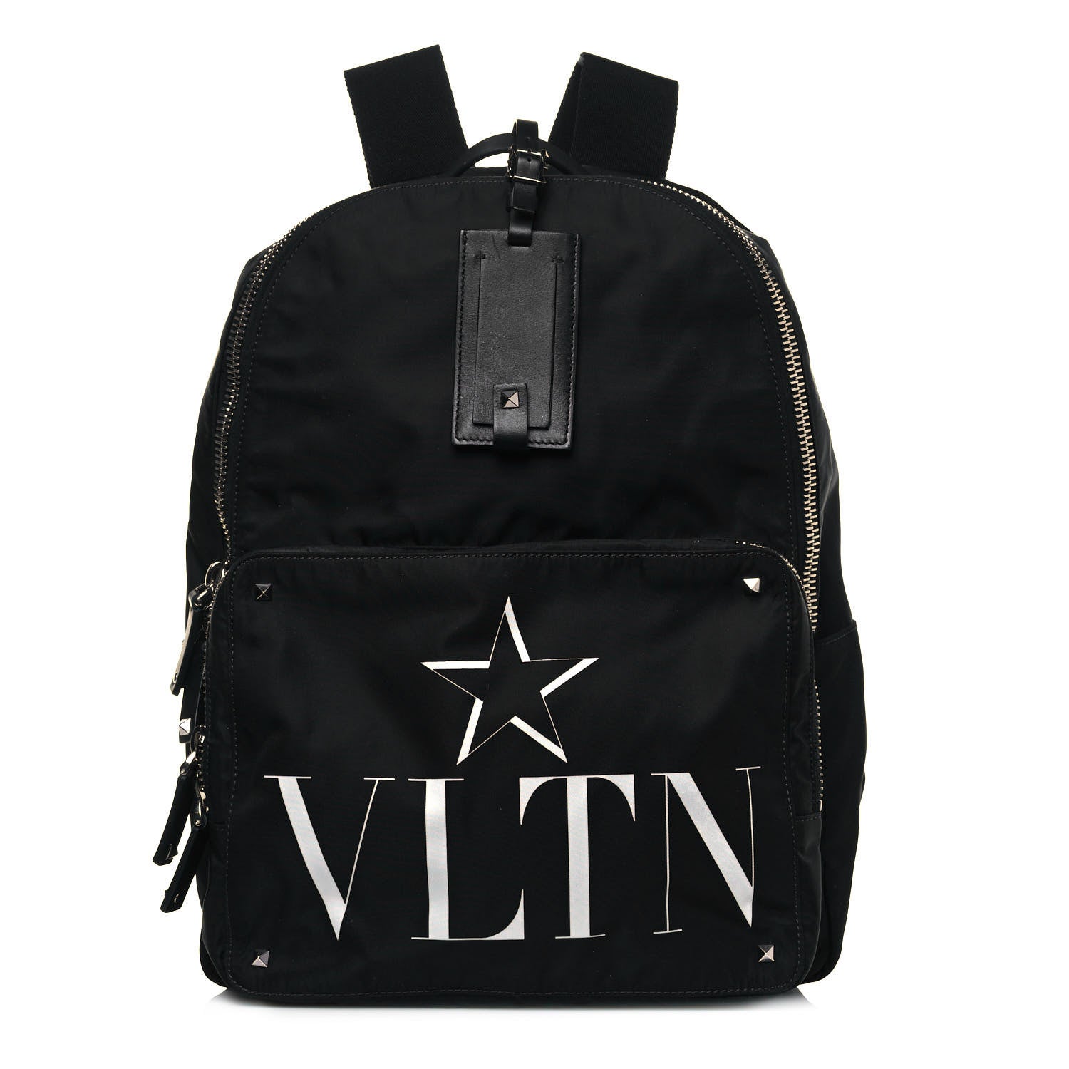 Valentino Garavani Nylon Star VLTN Rockstud Backpack Black 1 of 11