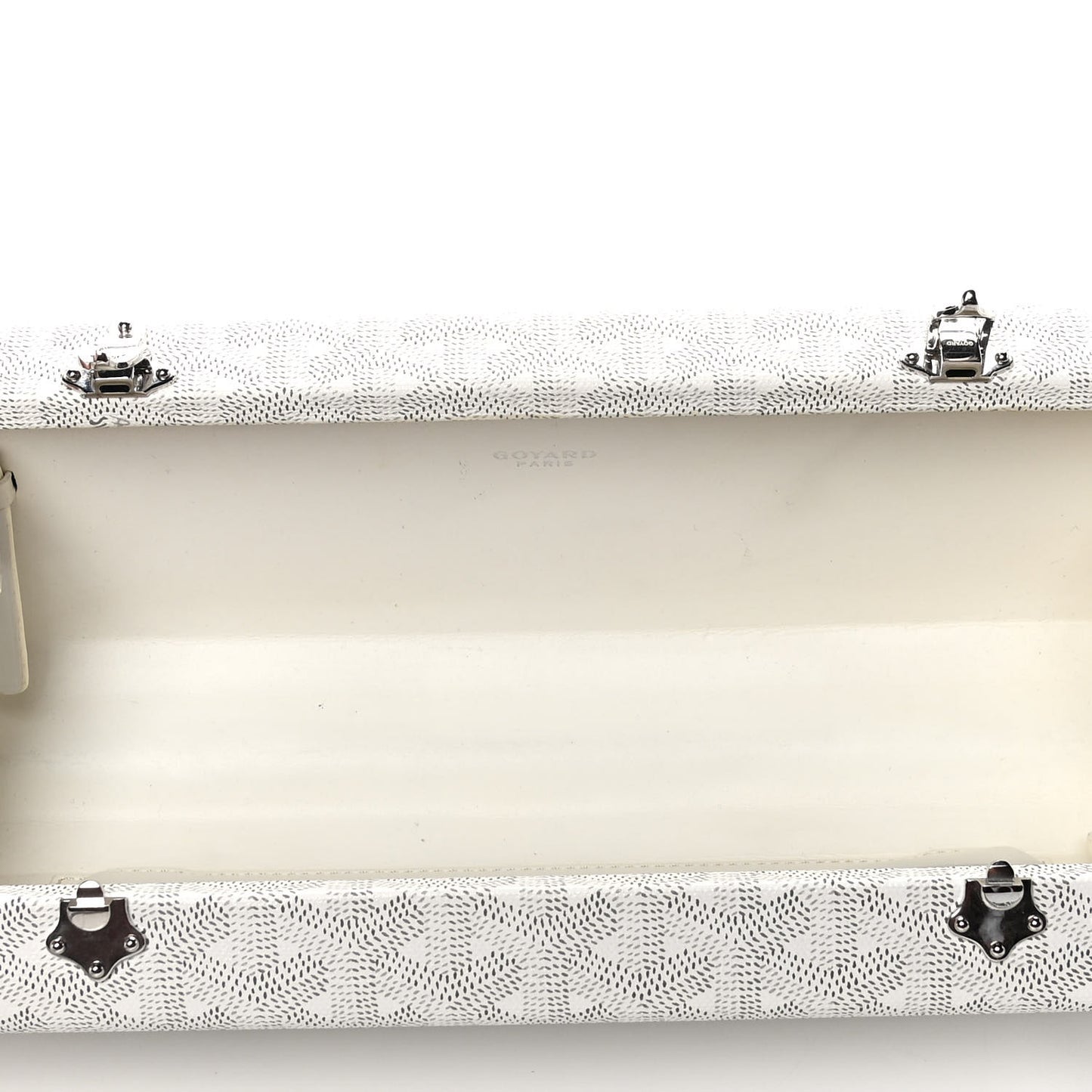 Goyardine Saint Honore Clutch White