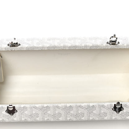 Goyard Goyardine Saint Honore Clutch White 5 of 17