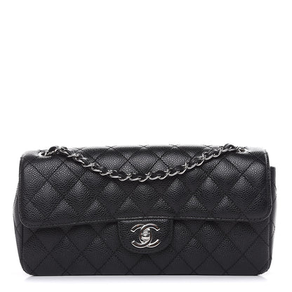 Chanel Caviar Quilted East West Flap Black 1 of 10