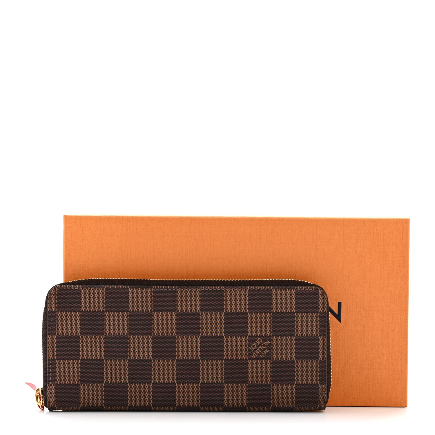 Louis Vuitton Damier Ebene Clemence Wallet Cherry 8 of 8