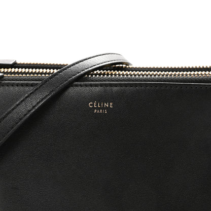 Celine Lambskin Small Trio Crossbody Bag Black 7 of 9