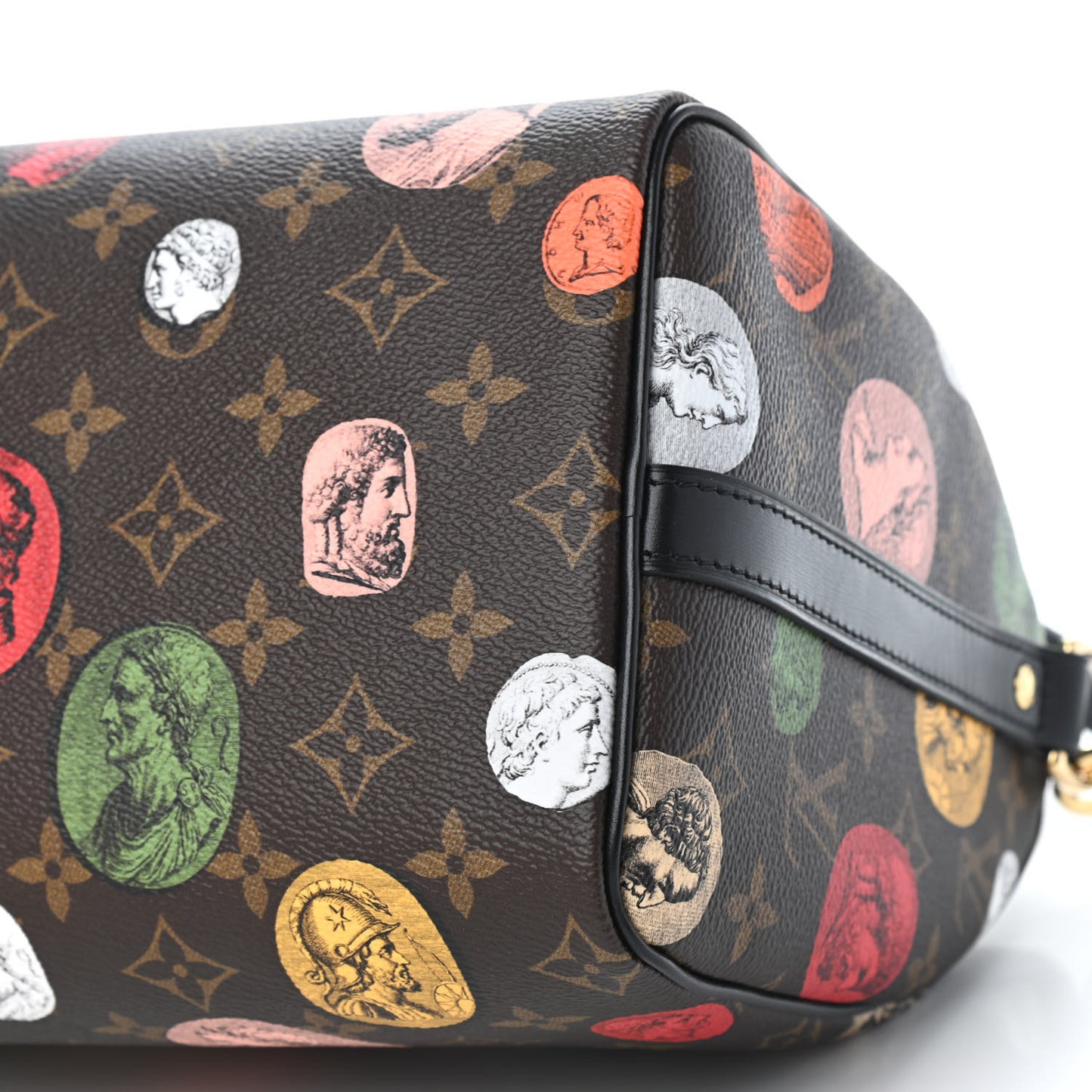 X FORNASETTI Monogram Cameo Speedy Bandouliere 25