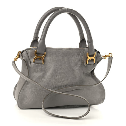 Chloe Calfskin Medium Marcie Satchel Cashmere Grey 3 of 12