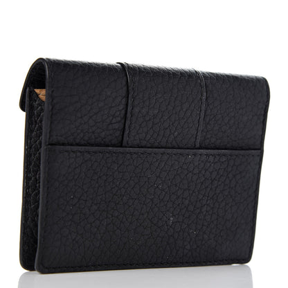 Delvaux Grained Bullskin Presse Card Case Black 3 of 7
