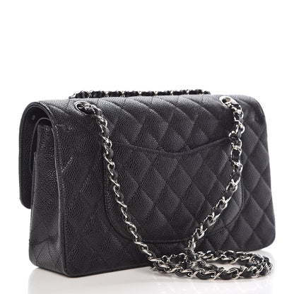 Chanel Caviar Quilted Medium Double Flap Black 3 of 10