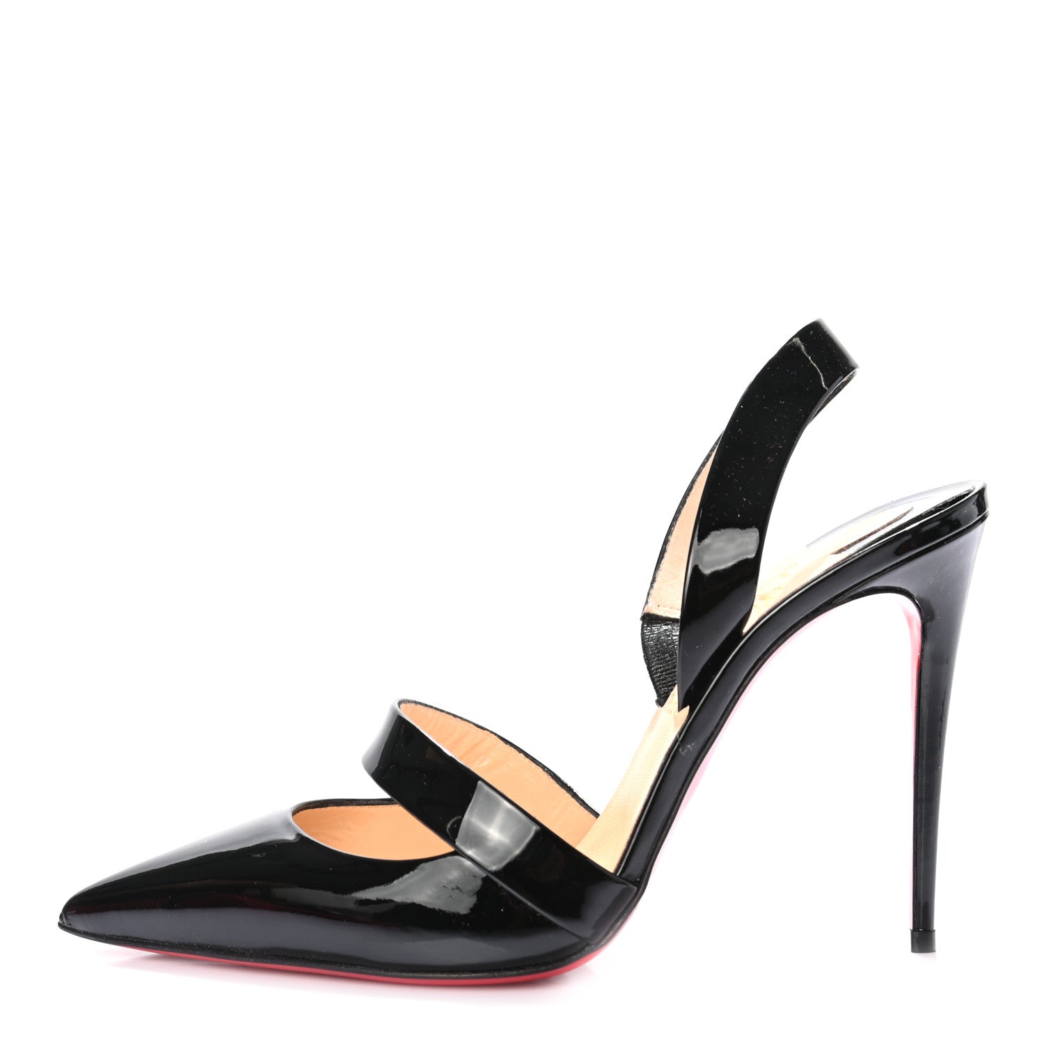 Christian Louboutin Patent Actina 100 Pumps 39 Black 1 of 7