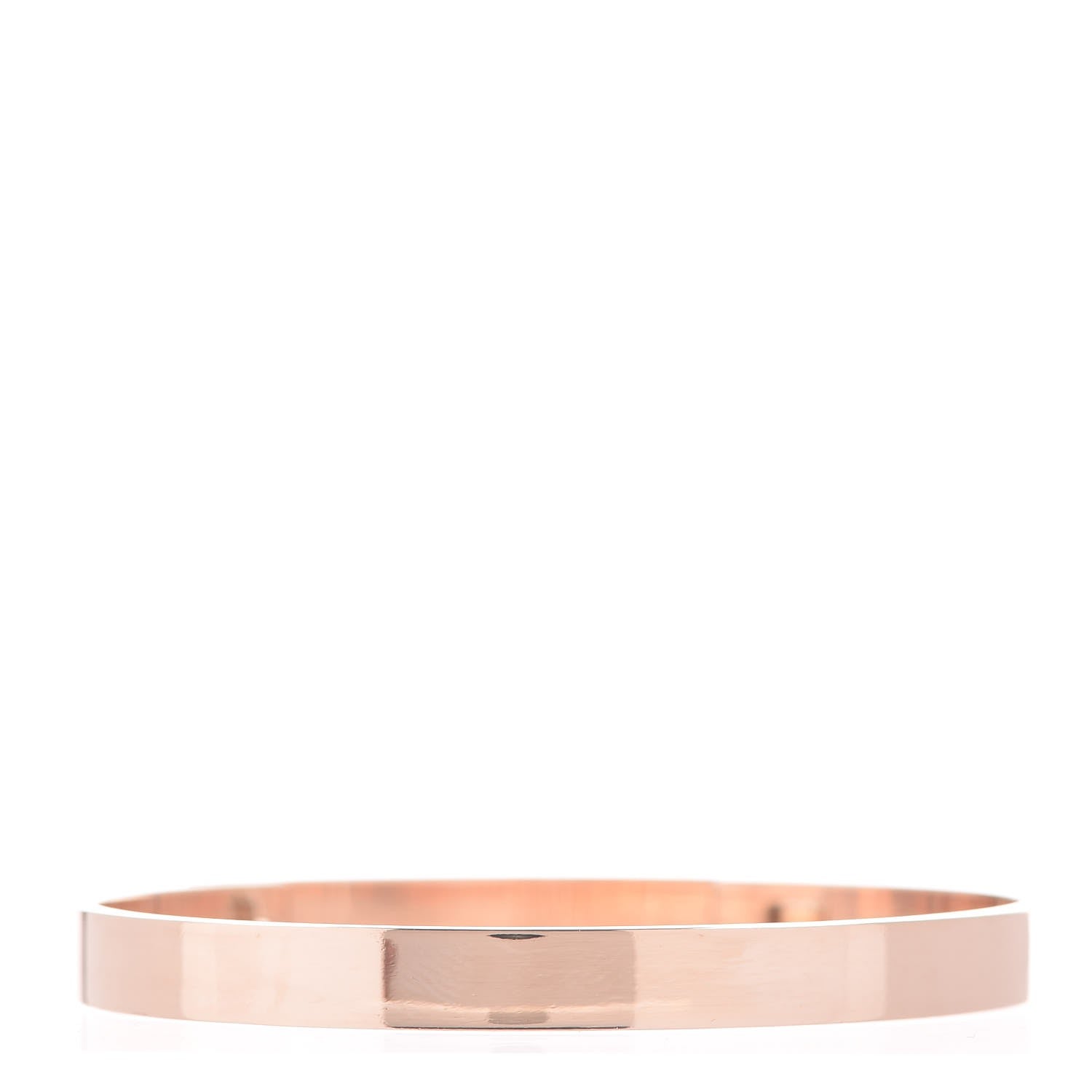 Hermes 18K Rose Gold Diamond PM Collier De Chien Pave Bracelet SH 2 of 4