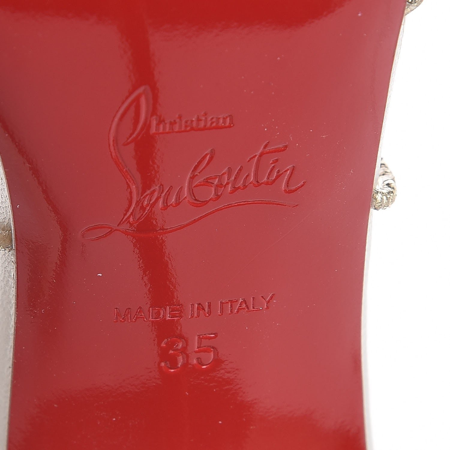 Christian Louboutin Nappa Suede Starouchi 100 Sandal 35 Multicolor 6 of 8