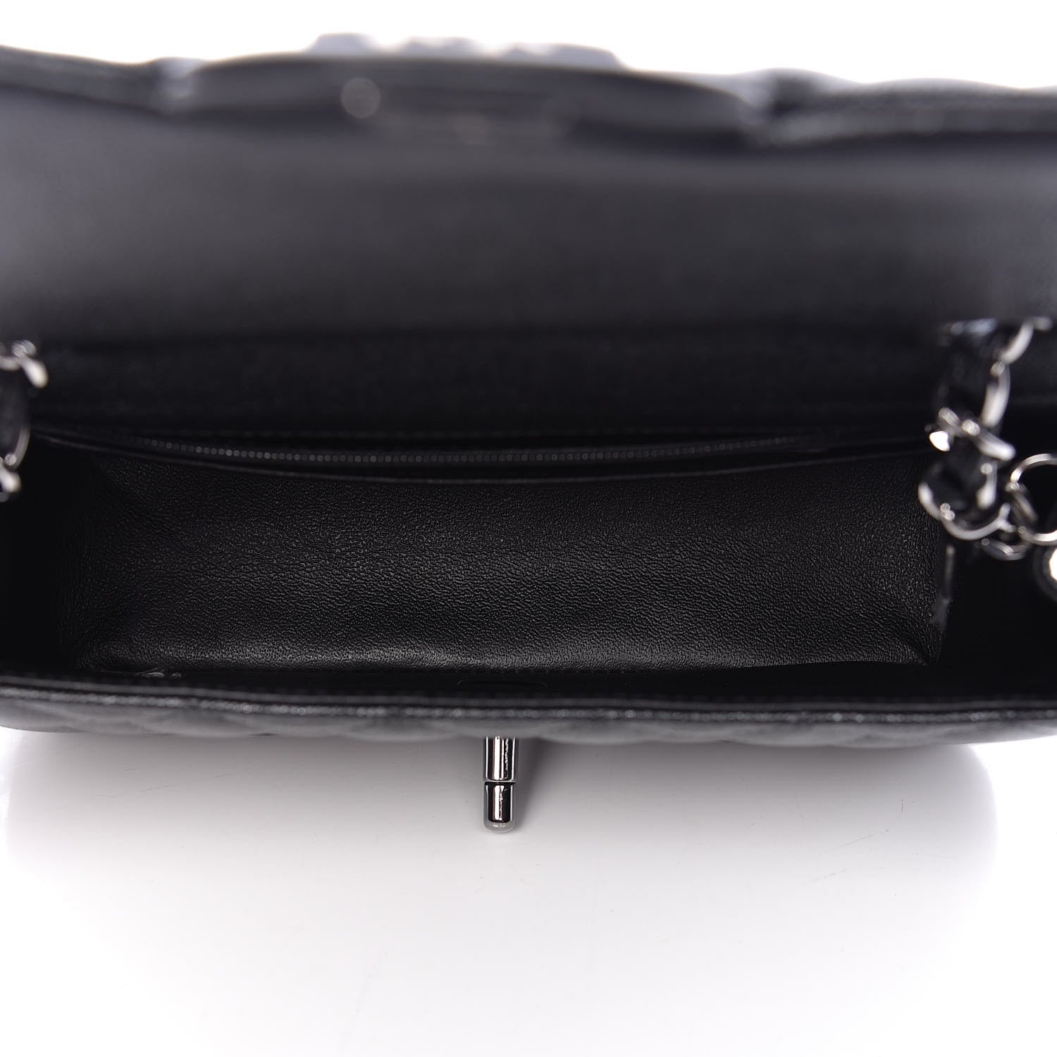 Chanel Iridescent Caviar Quilted Mini Rectangular Flap Black 5 of 12