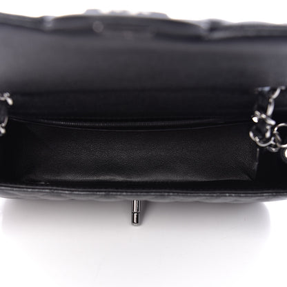 Chanel Iridescent Caviar Quilted Mini Rectangular Flap Black 5 of 12