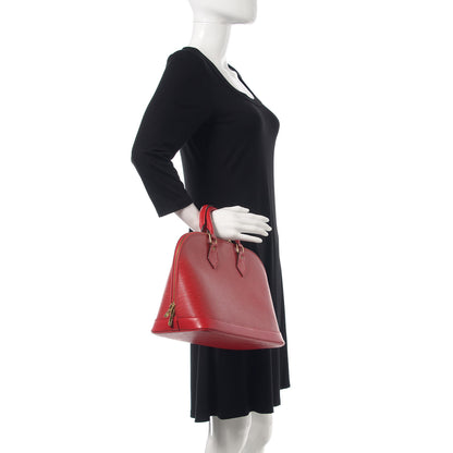 Louis Vuitton Epi Alma PM Castillan Red 2 of 13