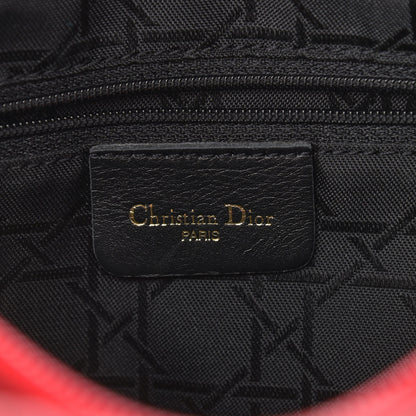 Christian Dior Nylon Cannage Medium Lady Dior Red 6 of 15