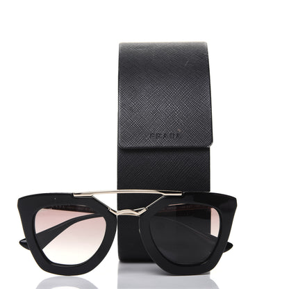 Prada Acetate Cinema Sunglasses SPR 09Q Black 8 of 8