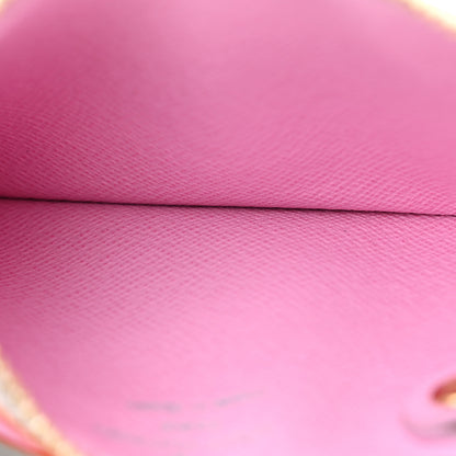 Louis Vuitton Monogram Multicolor Key Pouch  White Litchi 5 of 7