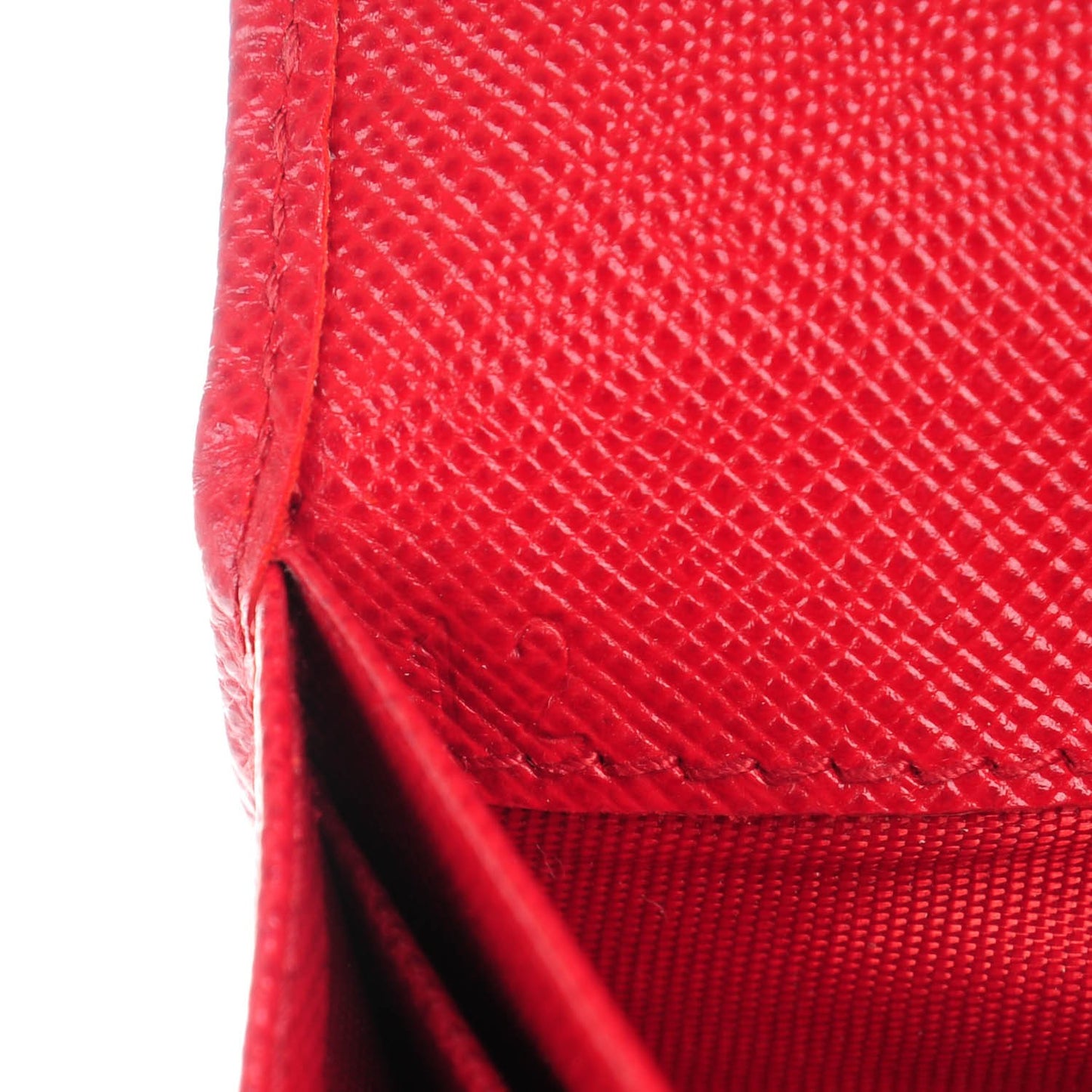 Saffiano Bow Continental Wallet Fuoco